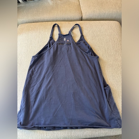 Free People Hot Shot Mini Dress Blue Indigo SMALL - Picture 2 of 4